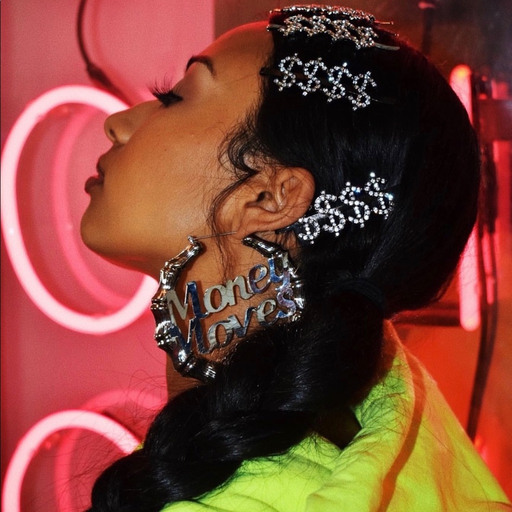 10PCS Word Hair Clip